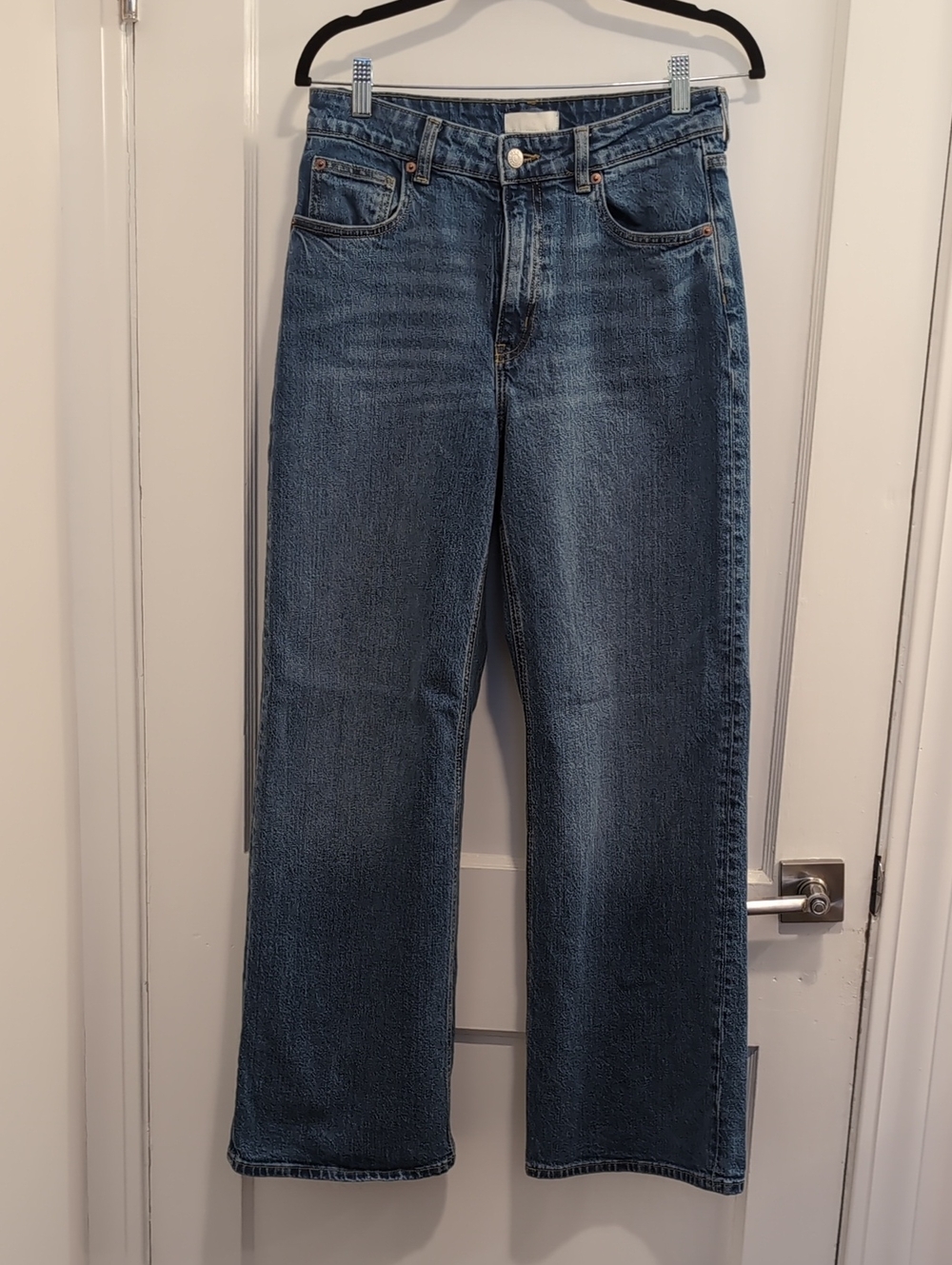H&M Wide Leg High Rise Jeans